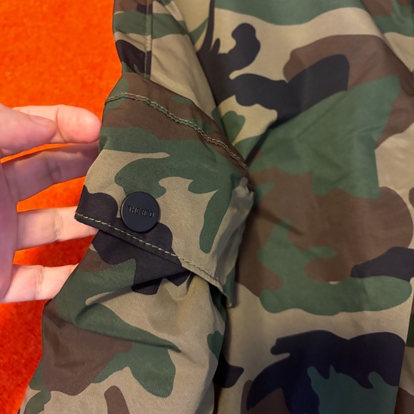 Flare Wide Leg Camouflage Jeans in Green and Brown - Picture 6 of 14